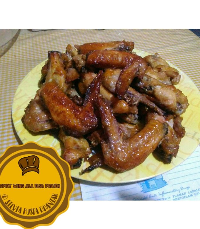 Foto resep Spicy Wing Pizza Huy ala Elsa Projen