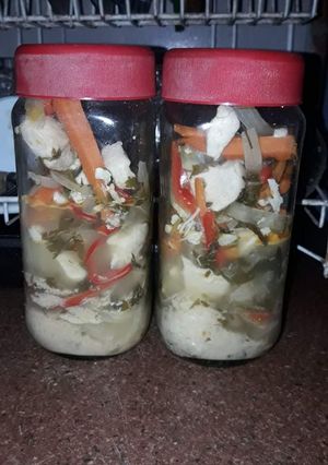 Una foto de Escabeche de pollo