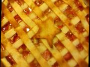 A picture of rhubarb pies