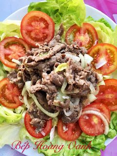 Hình của món Salad Trộn Thịt Bò.