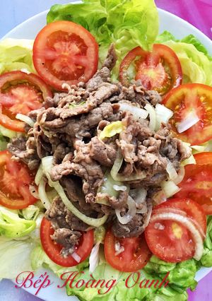 Hình của món Salad Trộn Thịt Bò.