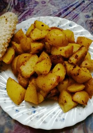 عکسی از دستور غذایی با سیب زمینی
