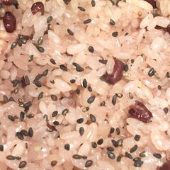 A picture of Made in a Pressure Cooker, No Prep Required, Professional Grade Sekihan in 15 Minutes.