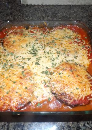 A picture of Eggplant Parmesan Bake.
