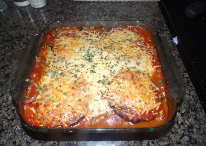 Recipe of Homemade Eggplant Parmesan Bake