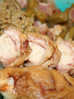 A picture of Super Easy Bacon-wrapped Chicken Cordon Bleu.