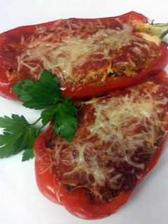 A picture of Mexican Stuffed Peppers.