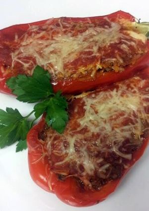 A picture of Mexican Stuffed Peppers.
