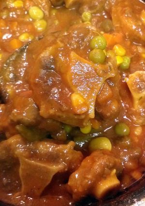 A picture of Vegtable Oxtail Stew.