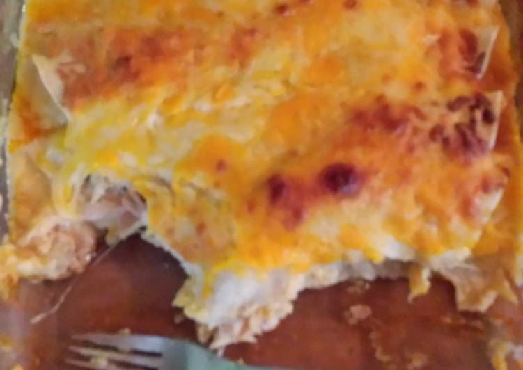 Simple Way to Make Ultimate Easy Chicken Enchiladas