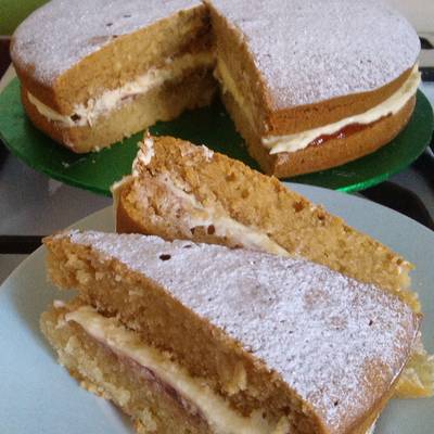 Vickys 'Free-From' Victoria Sponge Cake, Gf Df Ef Sf Nf Recipe By Vicky@Jacks Free-From Cookbook - Cookpad