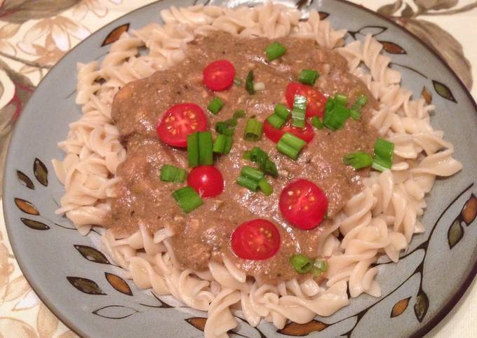 Mushroom Sauce Pasta