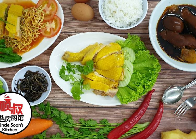 Hainan Chicken 海�?�白切鸡