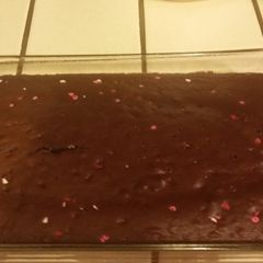 A picture of Valentines cakes.