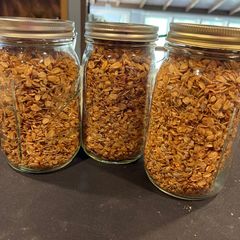 A picture of The BEST homemade granola.