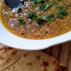 A picture of Mash daal with gravy..... Yumm.