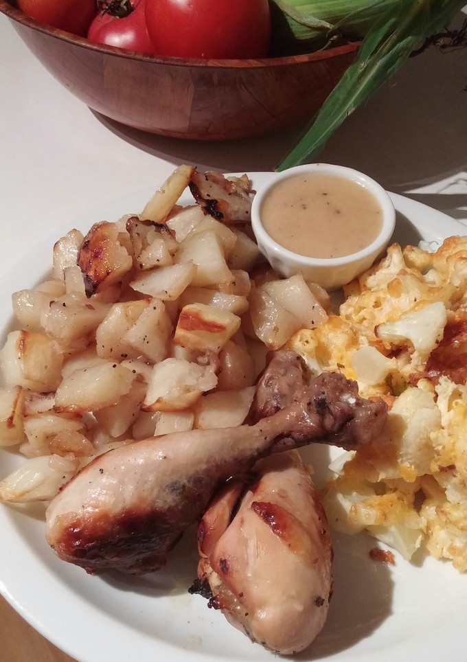 A picture of Raspberry Chicken & Potatoes.