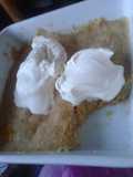 Peach and Cinnamon Microwave Cake (LCHF)