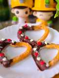 Heart-Shaped Eggless Churros