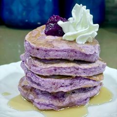 A picture of Ube Pancakes.
