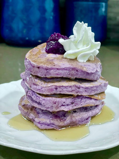 A picture of Ube Pancakes.