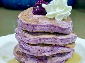 A picture of Ube Pancakes.