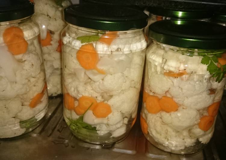 Simple Way to Make Favorite Pickled cauliflower