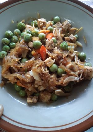 Foto resep Tumis cempokak bihun tempe