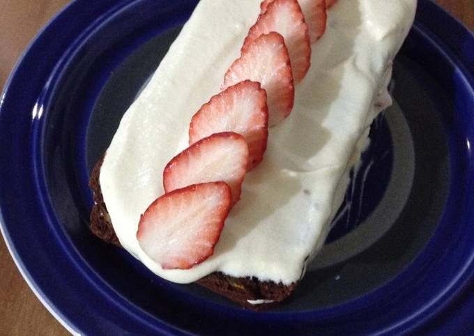 egg and dairy free chocolate shortcake with strawberries recipe main photo