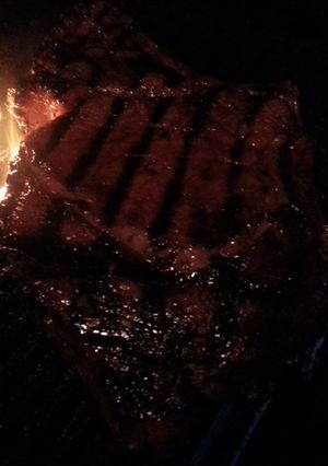 A picture of Rob's Ribeye Marinade.