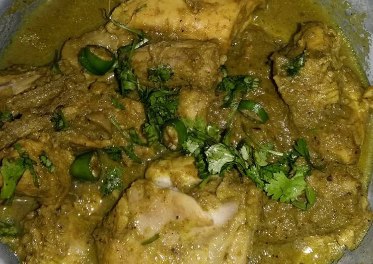 Easiest Way to Make Any-night-of-the-week Green  chilli chicken