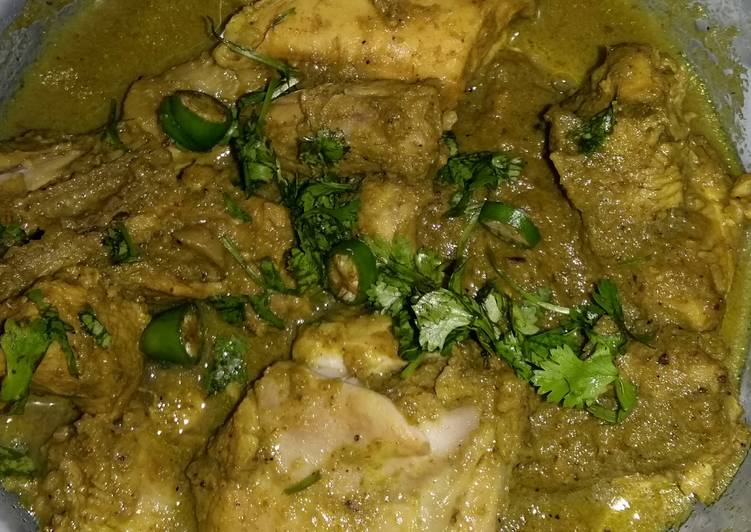 Recipe of Super Quick Homemade Green  chilli chicken