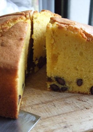 A picture of Kabocha Squash Cake.