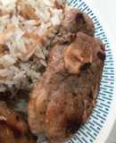 Chuletas al ajillo