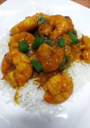 A picture of Curry Shrimp by Pam....
