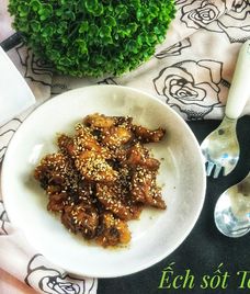 ếch teriyaki cho bé