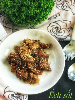 Hình của món Ếch sốt Teriyaki cho bé.