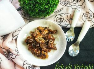 Hình của món Ếch sốt Teriyaki cho bé.