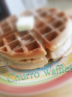 A picture of Easy Belgian Churro Waffles.