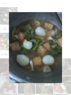 Foto resep Sapo Tahu Telur Puyuh *for baby 14m+