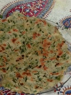 عکسی از دستور کلاته با سبزی کوهی یا با پیازچه