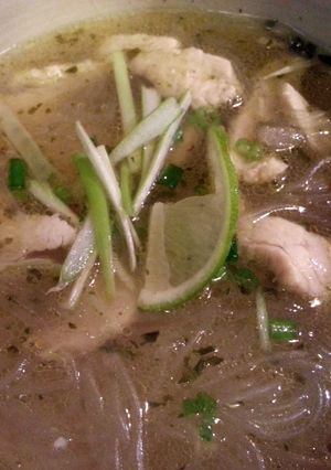 A picture of Spicy Vietnamese Chicken Soup.