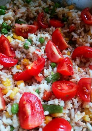 Tonhalas rizs recept fotója