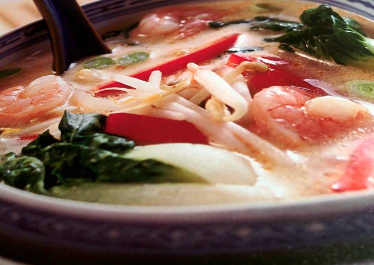 Monday Fresh Shrimp &amp; Bok Choy Soup