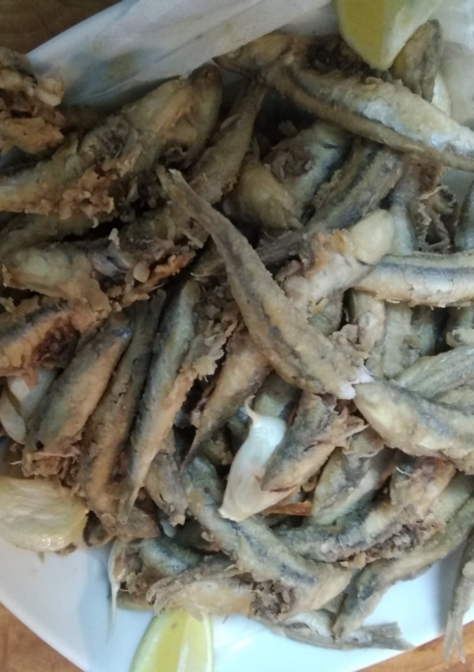 Una foto de Boquerones fritos con ajo