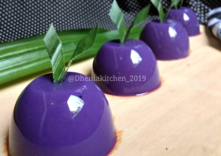 Resep Puding ubi ungu, Enak Banget