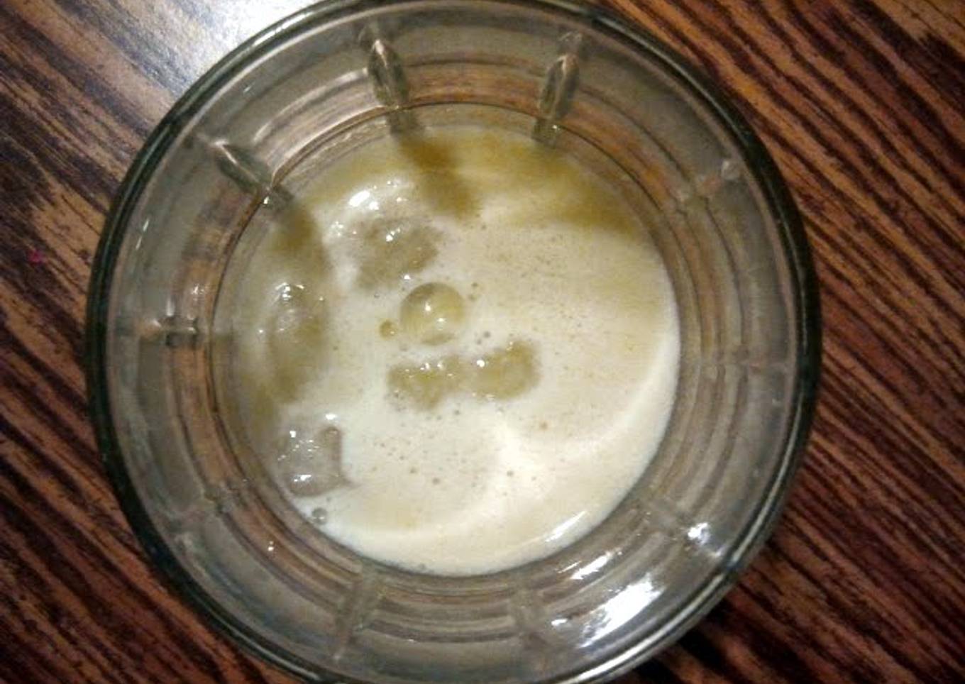 Apple, orange, banana smoothie
