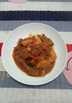 Foto resep Krengsengan daging sapi dan kentang