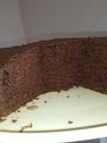 Bizcochuelo de chocolate estrella