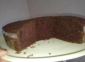 Una foto de Bizcochuelo de chocolate estrella
